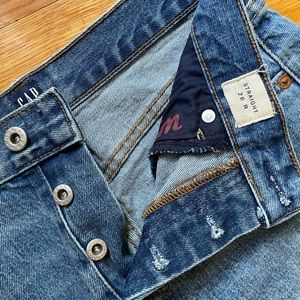 GAP cone denim straight / mom jean, size 26